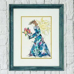 AMOSSON ANGEL Vintage Abstract Wall Art Love Heart